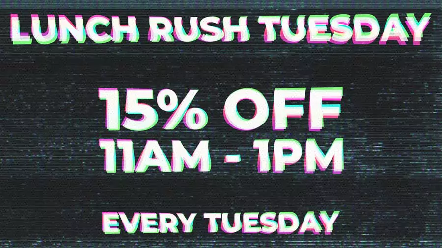 tuesday deal banner